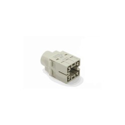 Insert HM modulaire, Raccordement à Sertir, femelle, 1 pin, 300A, Polycarbonate 
